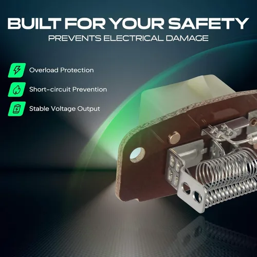 Vista 7 de Resistencia del motor del ventilador del calentador de CA para Ford E-150 E-250 E-350 E-450 E-550 F-250 F-350 F-450 F-550 Super Duty Excursion F53