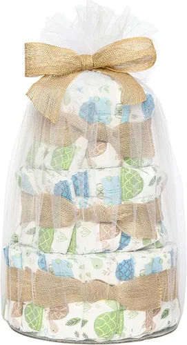 Vista 11 de The Honest Company - Pastel de pañales, a base de plantas, flor de rosa, 35
