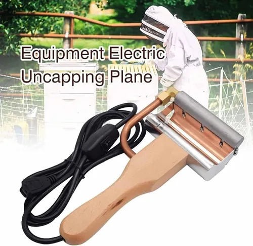 Vista 3 de ERICAT Extractor de miel eléctrico portátil, cuchillo cortador de miel eléctrico con mango aislado, eliminación eficiente de la cera y fácil