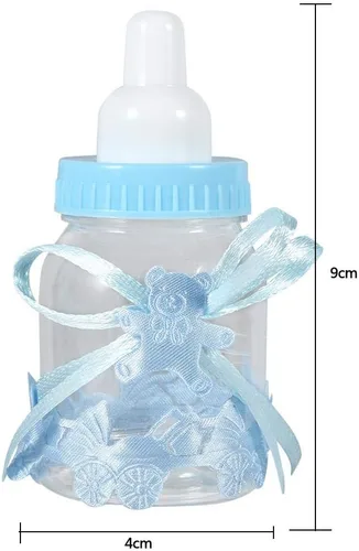 Vista 5 de Caja de ducha de biberón para bebé, caja de botellas de chocolate de caramelo, decoración de regalos, botellas de caramelo multifuncionales, botella