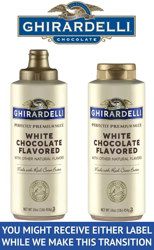Vista 2 de Ghirardelli Botellas exprimibles - Caramelo, chocolate y chocolate blanco - Juego de 3