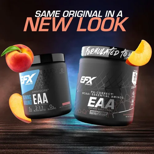 Vista 2 de EFX Sports Training Ground EAA Suplemento de aminoácidos esenciales Energía y síntesis de proteínas Pre, Intra o después del entrenamiento