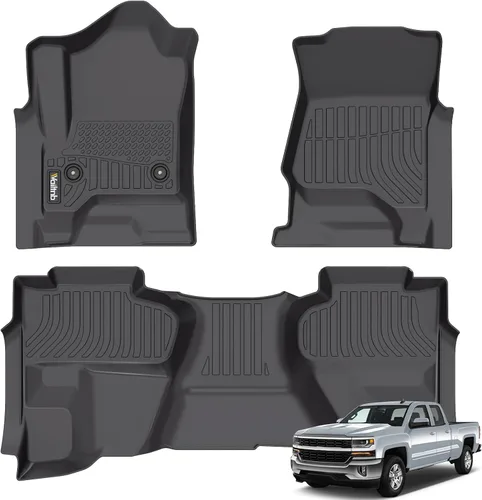 Vista 143 de Tapetes de piso para todo clima y forro de carga con respaldo para Chevrolet Suburban de 7 asientos 2021-2025 / GMC Yukon XL de 7 asientos