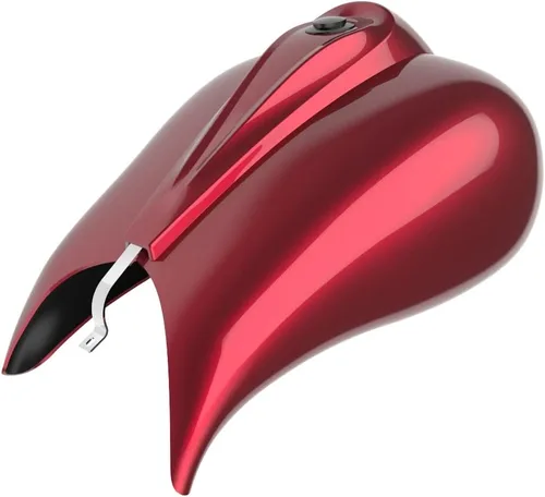 Vista 93 de Cubiertas de tanque estiradas con consola de tablero y tapa de tanque de combustible, cubiertas de combustible de galón para Harley Touring Whisky