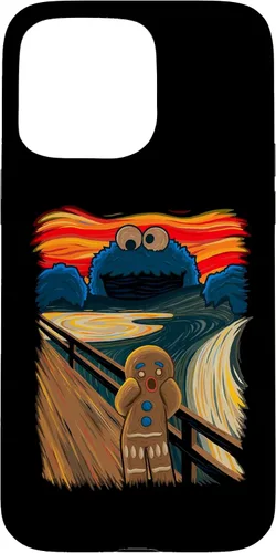 Vista 31 de Cookie Muncher The Scream Munch Monster Joke Funda para iPhone 17