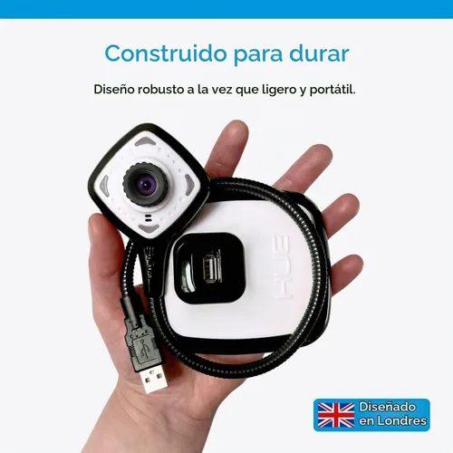 Vista 7 de HUE HD Pro - Cámara de documentos/visualizador USB para profesores/aula, color negro Cámara flexible Full HD de 1080p, micrófono integrado y luces