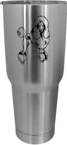 Vista 275 de Cairn Terrier - Vaso grabado con temática de perro, 30 onzas