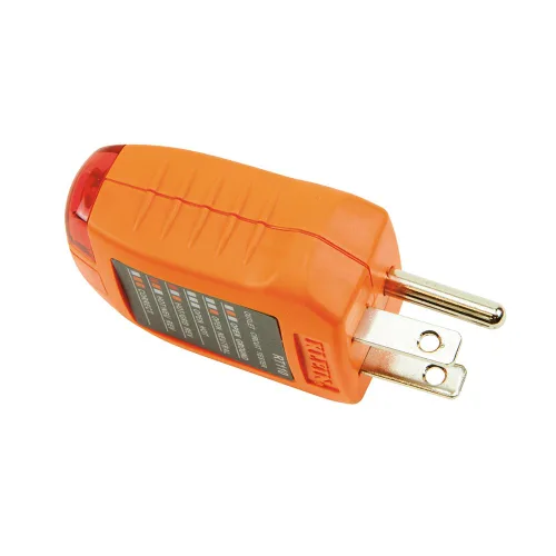 Vista 5 de Klein Tools RT110 - Probador de enchufes, probador de receptáculo eléctrico AC para enchufes norteamericanos