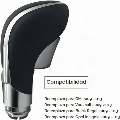 Vista 6 de Pomo de palanca de cambios automático para Buick Regal/Excelle/Opel, color negro Palanca de palanca de cambios para coche, fácil de instalar