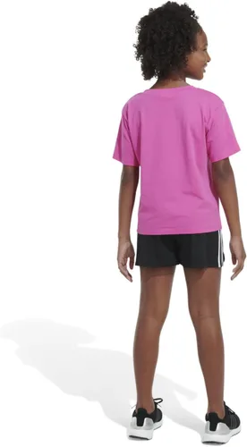 Vista 5 de adidas Girls' Big Short Sleeve Tee T-Shirt