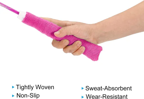 Vista 5 de PATIKIL Cotton Feeling Badminton Towel Grip Nylon Tennis Racket Overgrip Racquet Grip Hand Glue Anti-Skid Sweatband for Golf Bike