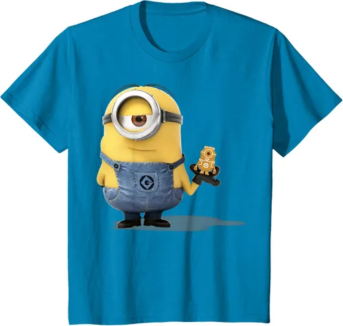 Vista 53 de Camiseta Despicable Me Minions Holding A Ginger Bread Minion Retrato Pequeña