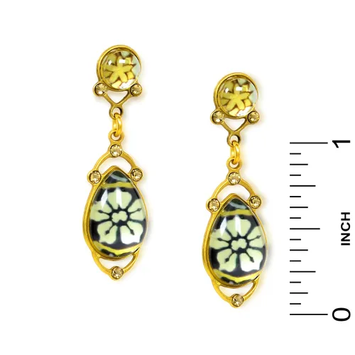 Vista 3 de yoolie joyas, magestic-brocade Fashion arete, Primavera-Verano Collection de Artaziae3402