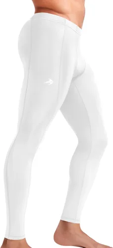 Vista 20 de CompressionZ Pantalones de compresión para hombre, para entrenamiento, deportes Leggings de capa base para correr Negro