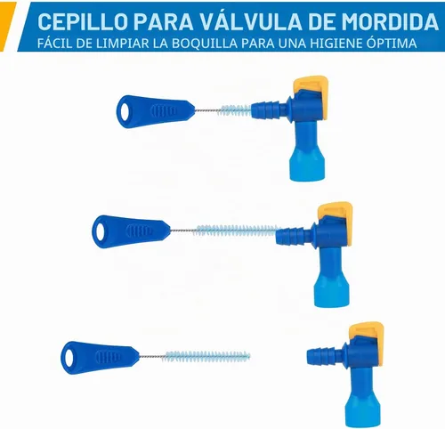 Vista 6 de TAGVO Hydration Bladder Cleaning Kit, 6 in 1 Water Bladder Cleaner Set - 3 Brushes, Collapsible Hanger, 12 Cleaning Tablets & Carry Pouch, Water
