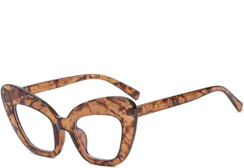 Vista 12 de Gafas retro anti azul de moda para mujer