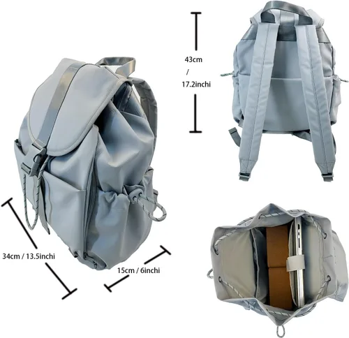 Vista 2 de EKE Mochila deportiva para gimnasio, yoga, tenis, regalo deportivo, versátil, para viajes, viajes, natación, patineta, bádminton, casual