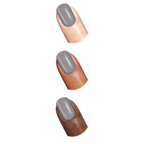Vista 86 de Sally Hansen Xtreme Wear Esmalte de uñas sin rayas, acabado brillante, duradero, resistente a las astillas, transparente, color de uñas plateado 130