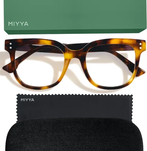 Vista 10 de miyya Lentes de lectura elegantes para mujer, anteojos de tramposos, lectores de luz azul de gran tamaño, anteojos de ojos de moda
