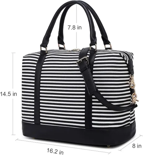 Vista 8 de CAMTOP- Bolso de viaje para mujer, de lona, para equipaje de mano), 6050