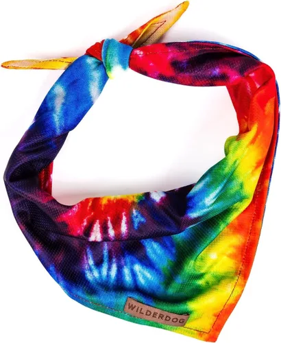 Vista 17 de Wilderdog Bandana para perro con material ligero de malla de mezcla de poliéster de secado rápido en agave