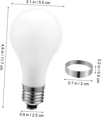Vista 2 de Gadpiparty Bombilla de trucos mágicos de 3 piezas, lámpara de truco de cerca, accesorios mágicos, ilusiones, bombilla de juguete antiestrés