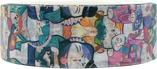 Vista 7 de allydrew Cinta adhesiva Washi, 0.591 in x 5M, zorro y floral
