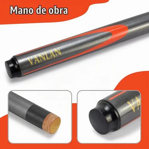 Vista 4 de Tacos de billar profesionales duraderos de carbono de 58 pulgadas para cabeza pequeña, accesorios de billar, suministros de billar