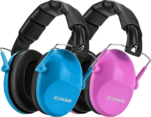 Vista 14 de ZOHAN 032 - Auriculares con cancelación de ruido para niños, 25 dB, NRR, orejeras de protección de oídos para niños, para escuela, Monster Jam