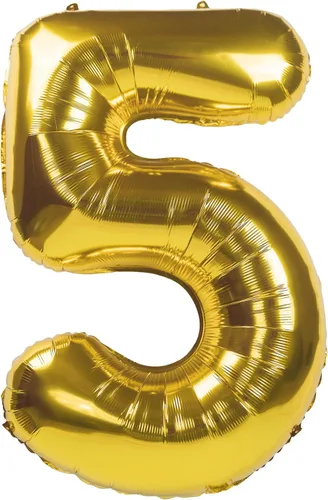 Vista 13 de Globos gigantes de 32 pulgadas para fiestas de cumpleaños (número dorado 0)