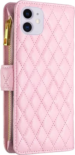 Vista 8 de Asuwish Funda de teléfono para iPhone 11 6.1 con protector de pantalla de vidrio templado y tarjetero de cuero con tapa para tarjetas de crédito