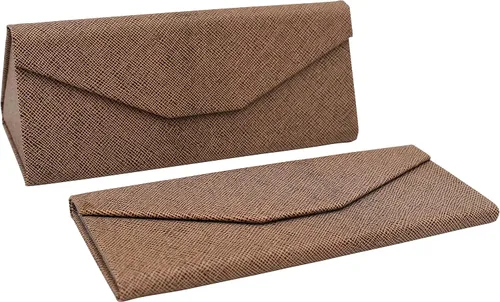 Vista 192 de Real Sic Funda para lentes de sol para hombres y mujeres, soporte magnético plegable para lentes de sol, inspirado en el color sólido