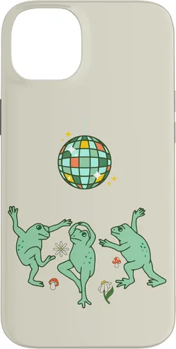 Vista 15 de Funny Frog Disco Dance 70s 80s Groovy Hippie Funky Party Case para iPhone 16
