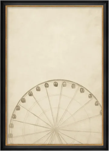 Vista 269 de MUDECOR Lienzo enmarcado prémium para pared, pinos nevados en bosque de invierno, ilustraciones modernas, arte contemporáneo, escénico, divertido