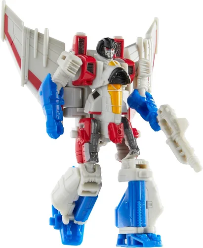 Vista 5 de Transformers Toys Studio Series Core Bumblebee Starscream, figura de acción de conversión de 3.5 pulgadas, 8+