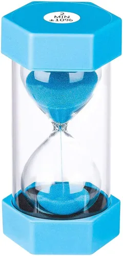 Vista 18 de Reloj de arena de 1 minuto,Reloj de arena colorido 1 minuto,Pequeño reloj de arena azul un minuto,Reloj de arena de plástico para niños
