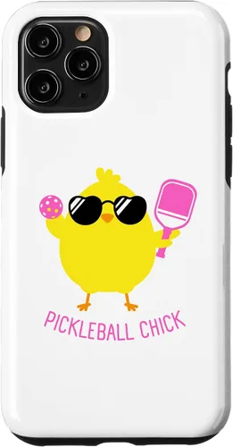 Vista 10 de Camisas divertidas de pickleball para iPhone 15, funda de PICKLEBALL CHICK