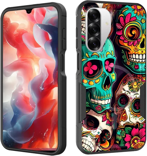 Vista 266 de Funda magnética para Galaxy A16 5G, [compatible con MagSafe] [protección contra caídas de grado militar] Funda resistente a prueba de golpes