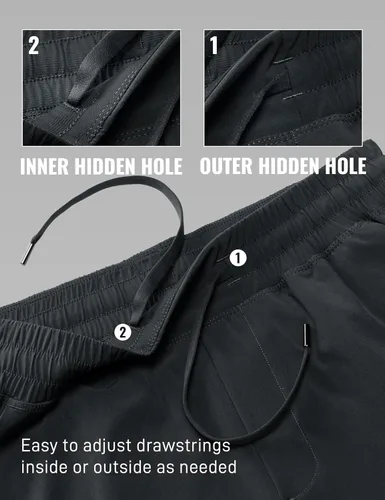 Vista 7 de CRZ YOGA Pantalones cortos de entrenamiento sin forro para hombre de 5 pulgadas, ligeros, de secado rápido, para correr, deportes, atletismo