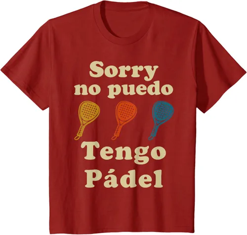 Vista 32 de Funny I Have Padel Player Sport en Español Camiseta Hombre