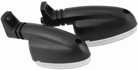Vista 8 de Terisass Luces de giro 1 par motocicleta indicadores lente 12V plástico dirección indicador lámpara con para F650GS 2008-2009 F800GS F800R 2007-2008