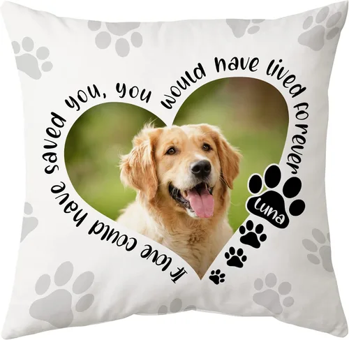 Vista 19 de Hyturtle Almohada personalizada conmemorativa de condolencia con inserción - 12"x12" impresa por ambas caras con nombre personalizado y foto