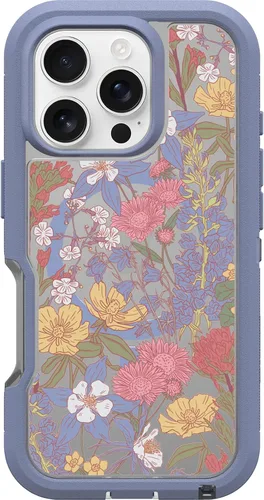 Vista 24 de OtterBox Funda transparente para iPhone 16 Defender Series XT - Azul claro