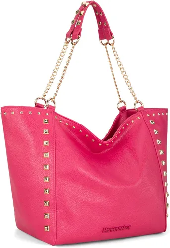 Vista 7 de Montana West - Bolso de mano grande para mujer con asa superior sobredimensionada y bolsos con cadena