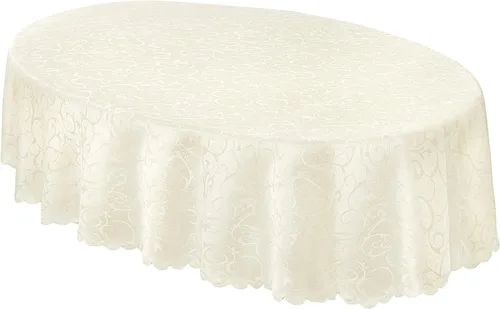 Vista 23 de Newbridge Servilletas de Tela de Damasco Festoneado Portofino para Navidades y Fiestas, Juego de 4, Dorado, Resistente a Arrugas y Manchas, Juego