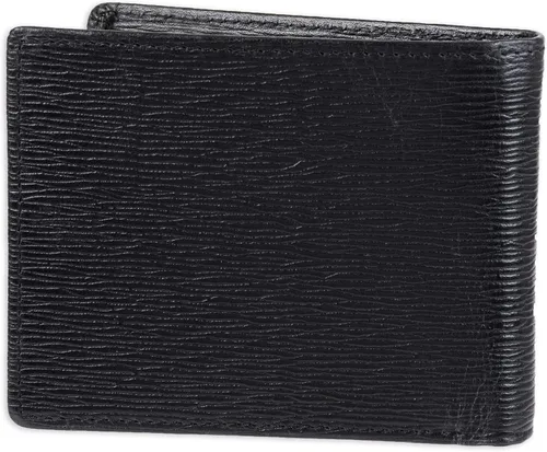 Vista 3 de Calvin Klein Billetera plegable minimalista de piel RFID para hombre