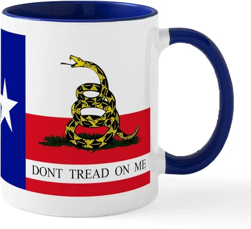 Vista 29 de CafePress – Taza Amarillo Texas – El único Taza de café, taza de café, S, Blanco