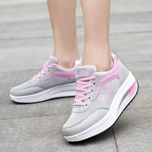 Vista 4 de JWSVBF Cute Sneakers for Women Trendy Knit Mesh Dress Sandals with Arch Support Loafers Shoes Casual Unisex Fashion Summer