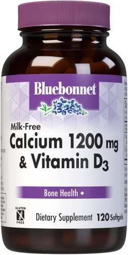 Vista 9 de Bluebonnet Nutrition Calcio sin leche 1,200 mg más vitamina D3 400 UI