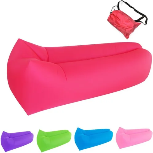 Vista 8 de Tumbona inflable, sofá cama, saco de dormir para playa, camping, lago, jardín (astronauta)